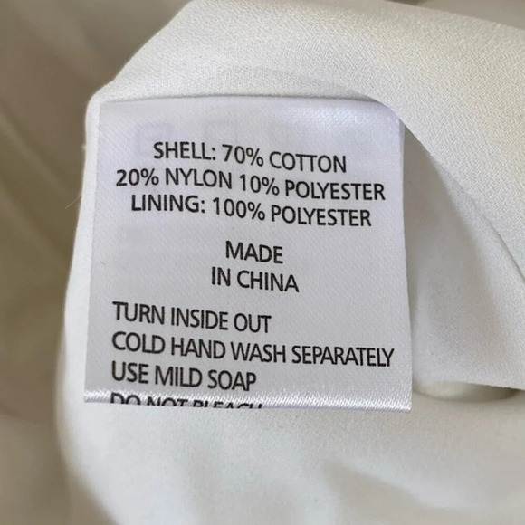 Shona Joy, Lace High Neck Handkerchief Midi Dress, White - Picture 7 of 8